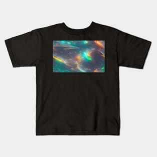 Seamless Holographic Textures Kids T-Shirt